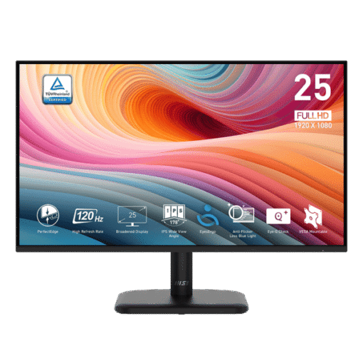 MSI PRO MP251L E2 Monitor - 24,5 inch, Full HD (1920x1080) 16:9 IPS, 120Hz, D-Sub, HDMI 1.4b