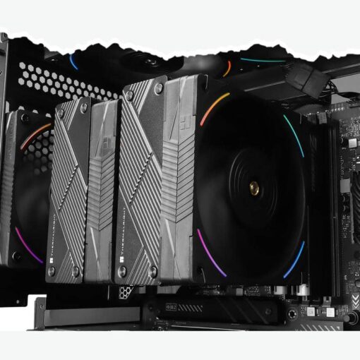 Thermalright Phantom Spirit 120 EVO CPU Air Cooler - Dual Tower, 2x120mm Fan (TL-K12), 7x 6mm heatpipes