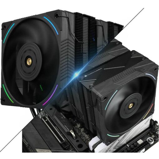 Thermalright Phantom Spirit 120 EVO CPU Air Cooler - Dual Tower, 2x120mm Fan (TL-K12), 7x 6mm heatpipes