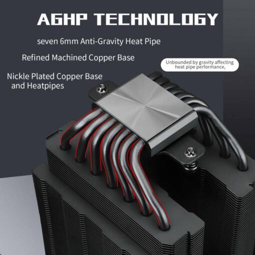 Thermalright Phantom Spirit 120 EVO CPU Air Cooler - Dual Tower, 2x120mm Fan (TL-K12), 7x 6mm heatpipes