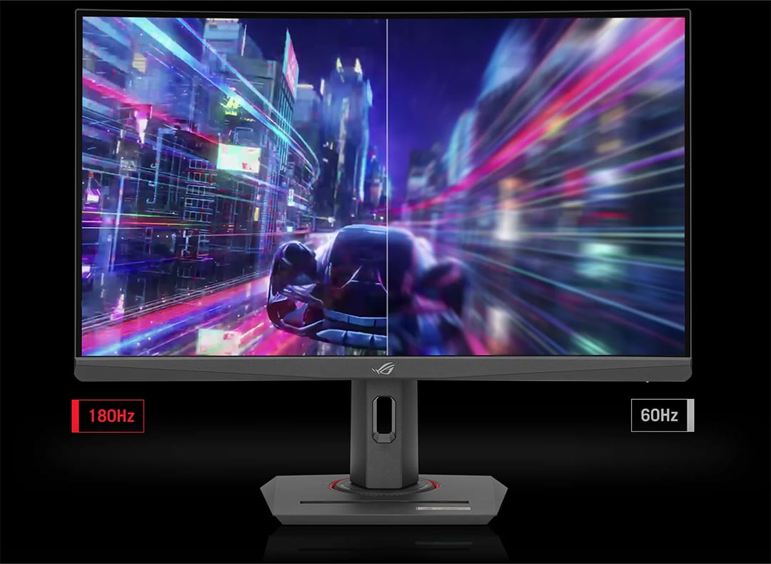 ASUS ROG Strix XG27WCS Gaming Monitor - 27 inch, 2K QHD(2560x1440) Curved, Fast VA 180Hz, 1ms (GTG), USB Type-C 28 Seamless Speed and Precision p 1080