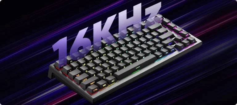 AKKO TAC75 Black HE Astrolink Magnetic Switch Gaming Keyboard - 75%, 8K Hz Polling Rate, ARGB, Cherry profile PBT Side-Printed Keycaps 25 TAC75 HE Black XQ 16kHz 768x341 1