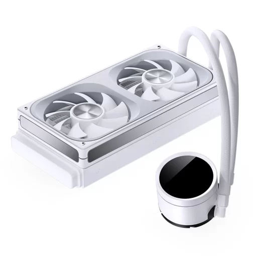JONSBO TH-240 White AIO Liquid Cooling - 240mm radiator, Single Frame Unit 2x120mm 3Pin ARGB Fans