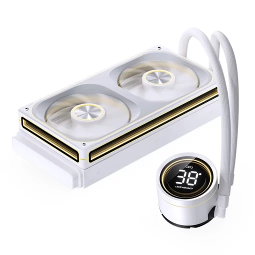 JONSBO TH-240 White AIO Liquid Cooling - 240mm radiator, Single Frame Unit 2x120mm 3Pin ARGB Fans