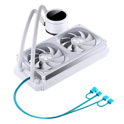 JONSBO TH-240 White AIO Liquid Cooling - 240mm radiator, Single Frame Unit 2x120mm 3Pin ARGB Fans