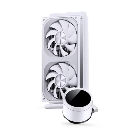 JONSBO TH-240 White AIO Liquid Cooling - 240mm radiator, Single Frame Unit 2x120mm 3Pin ARGB Fans