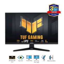 ASUS TUF VG259Q3A Gaming Monitor - 24.5" FHD 180Hz, Fast IPS, FreeSync™, 1ms (GTG), Stereo speaker, 99% sRGB