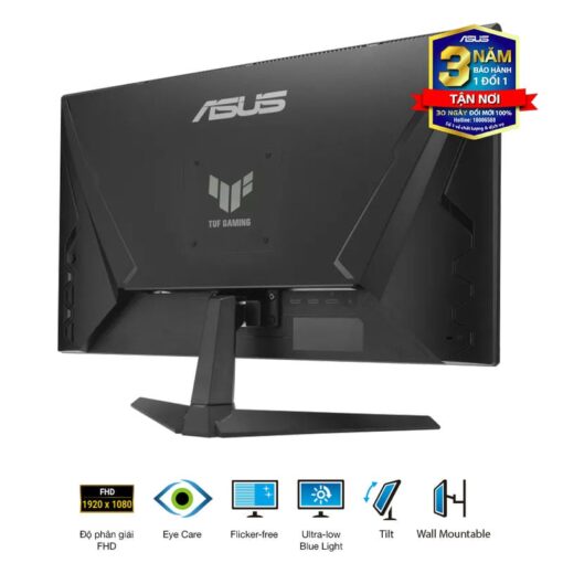ASUS TUF VG259Q3A Gaming Monitor - 24.5" FHD 180Hz, Fast IPS, FreeSync™, 1ms (GTG), Stereo speaker, 99% sRGB