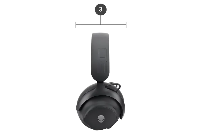 Alienware Pro Wireless Gaming Headset - Dark Side of the Moon 35 alienware pro headset dsotm pdp dimensions depth