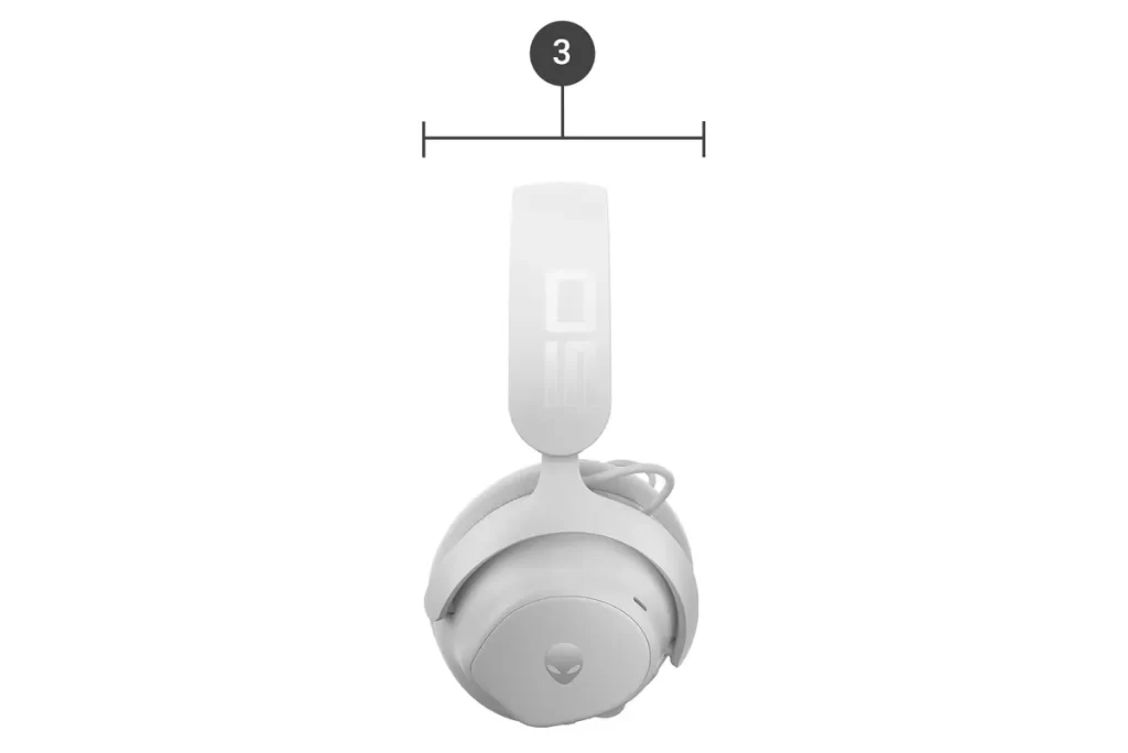 Alienware Pro Wireless Gaming Headset - Lunar Light 33 alienware pro headset ll pdp dimensions depth