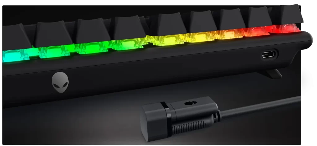 alienware pro keyboard pdp charging