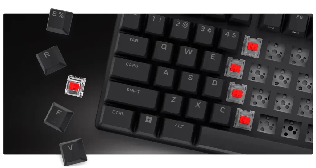 Alienware Pro Wireless Gaming Keyboard - Dark Side of the Moon 21 alienware pro keyboard pdp pcba switches 2