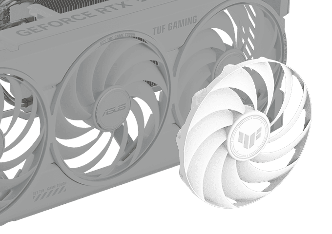 ASUS TUF Gaming GeForce RTX 5070Ti White OC Edition 16GB GDDR7 (TUF-RTX5070TI-O16G-WHITE-GAMING) Graphics Card 70 axial tech