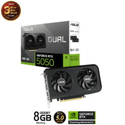 ASUS Dual GeForce RTX 5050 8GB GDDR6 (DUAL-RTX5050-8G) Graphics Card