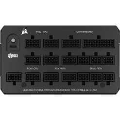 CORSAIR HX Series HX1200i ATX 3.1 PCIe 5.1 (2025) Fully Modular PSU - Dual 12V‑2×6 (GPU), 1200 Watt, 80 plus Platinum, Low-Noise 15 hx1200i c14 2025 11