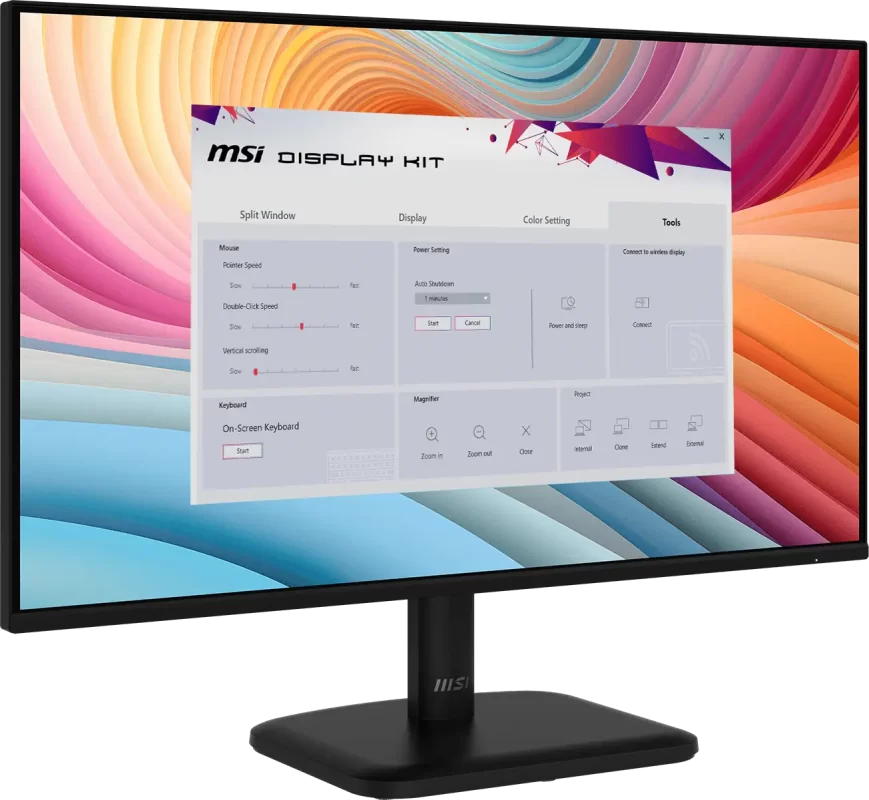 MSI PRO MP251L E2 Monitor - 24,5 inch, Full HD (1920x1080) 16:9 IPS, 120Hz, D-Sub, HDMI 1.4b 67 msi pro mp251l e2 display