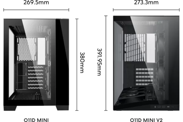 Lian Li O11D Mini V2 Flow White Mid Tower ATX Case 23 o11mini v2 02 600x400 1