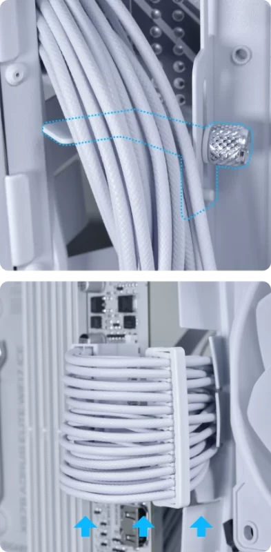 Lian Li O11D Mini V2 Flow White Mid Tower ATX Case 44 o11mini v2 22