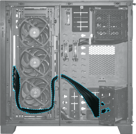 Lian Li O11 Dynamic EVO XL White Tempered Glass ATX Mid Tower Case 59 pci e 900 07