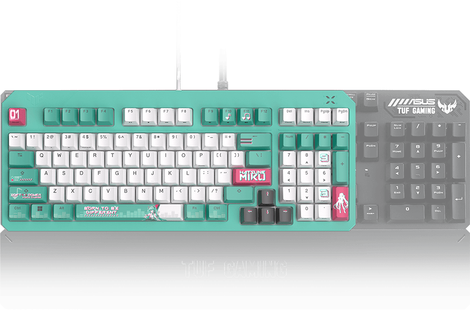 ASUS TUF Gaming K3 Gen II Hatsune Miku Edition Gaming Keyboard 28 pd 2 3