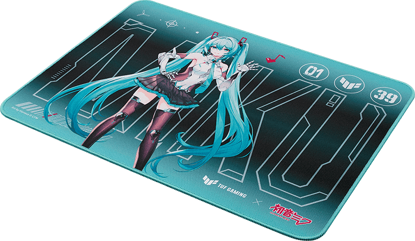 ASUS TUF Gaming P1 Hatsune Miku Edition Mouse Pad - 260 x 360 mm 29 pd 3 4