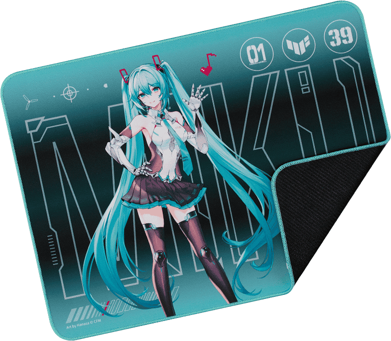 ASUS TUF Gaming P1 Hatsune Miku Edition Mouse Pad - 260 x 360 mm 30 pd 4