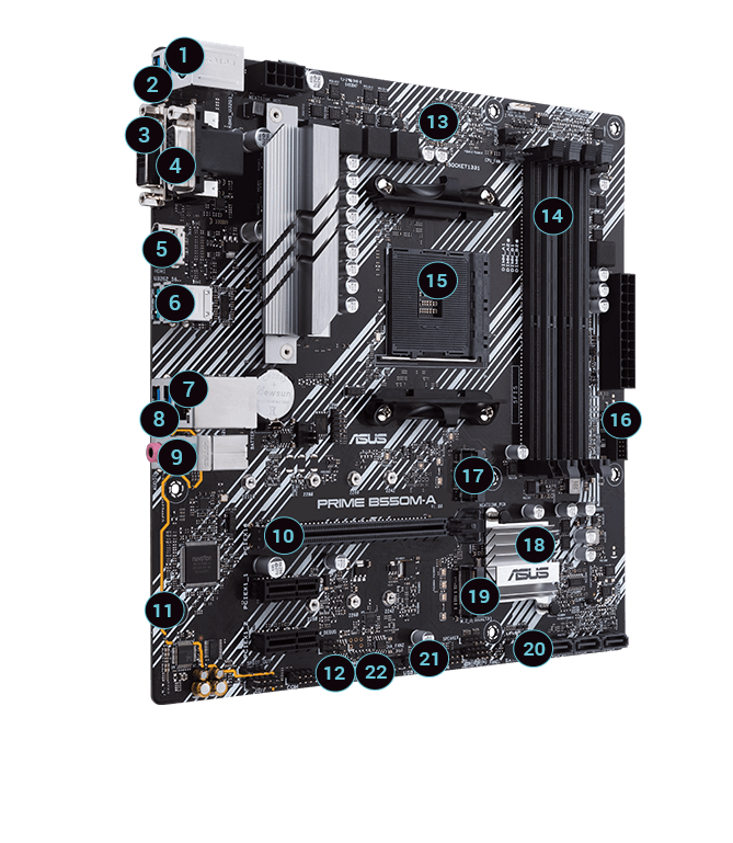 ASUS PRIME B550M-A Mainboard 28 spec mobile