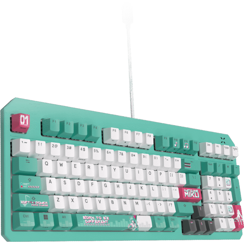 ASUS TUF Gaming K3 Gen II Hatsune Miku Edition Gaming Keyboard 22 tuf gaming k3 gen ii