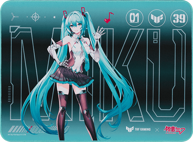 ASUS TUF Gaming P1 Hatsune Miku Edition Mouse Pad - 260 x 360 mm 22 tuf gaming p1