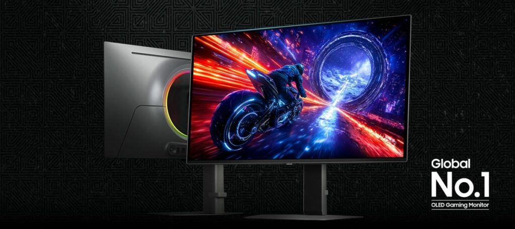 Samsung Odyssey OLED G6 G60SF LS27FG602SEXXV Gaming Monitor - 27 inch, OLED, 500Hz, QHD 16:9 (2560 x 1440), HDR10+ Gaming 37 vn feature nbsp 546708572