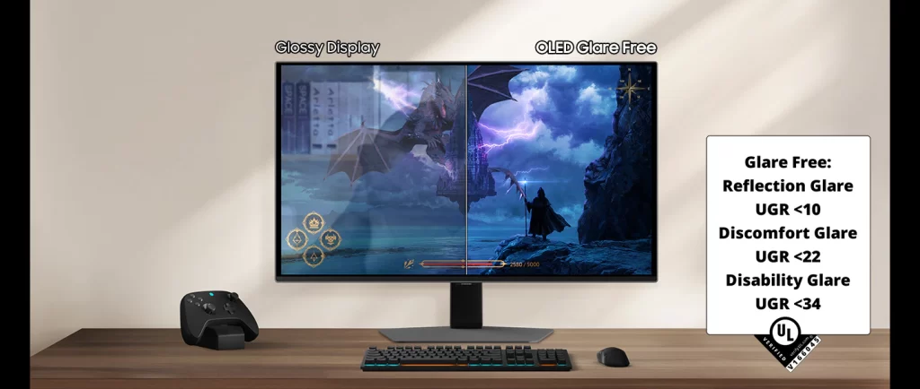 Samsung Odyssey OLED G6 G60SF LS27FG602SEXXV Gaming Monitor - 27 inch, OLED, 500Hz, QHD 16:9 (2560 x 1440), HDR10+ Gaming 40 vn feature nbsp 546708611