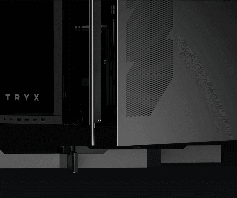 TRYX LUCA L70 Black Gaming Case - E-ATX, Mid Tower, Tempered Glass 21 1 3 1
