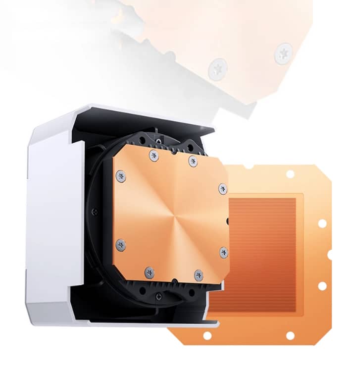 JONSBO TF3-360SCB White AIO Liquid Cooling - 3.5 inches IPS Main Screen (640×480 px), 360mm radiator 58 11 1
