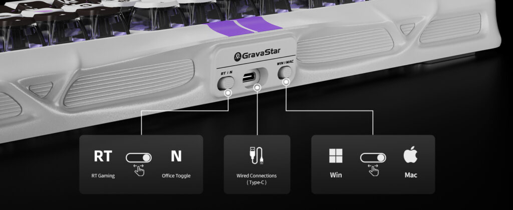 GravaStar Mercury V75 - Mecha Gray - Magnetic HE Gaming Keyboard 18 2