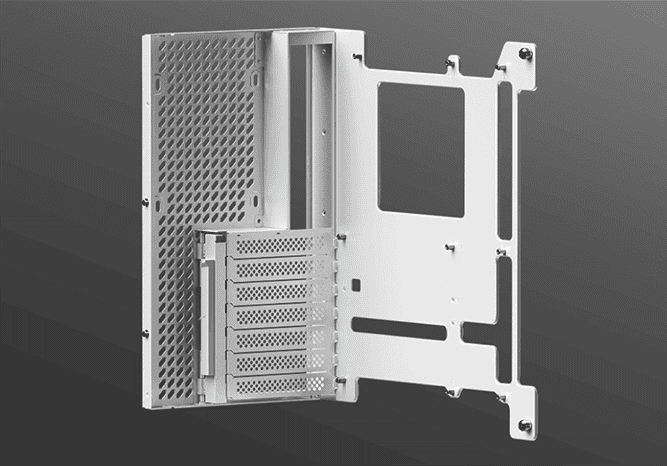 TRYX LUCA L70 White Gaming Case - E-ATX, Mid Tower, Tempered Glass 33 2 5 1 1