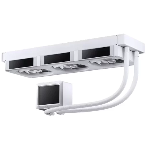 JONSBO TF3-360SCB White AIO Liquid Cooling - 3.5 inches IPS Main Screen (640×480 px), 360mm radiator