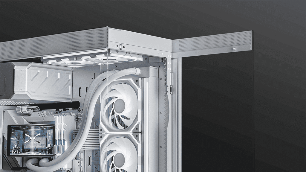 TRYX LUCA L70 White Gaming Case - E-ATX, Mid Tower, Tempered Glass 35 3 1 2