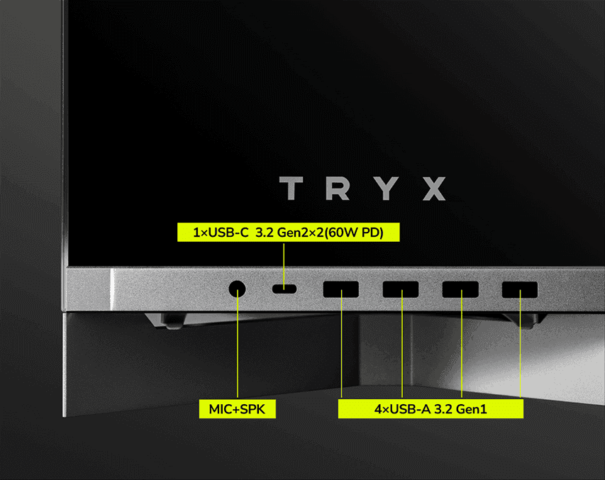 TRYX LUCA L70 White Gaming Case - E-ATX, Mid Tower, Tempered Glass 43 4 2 1