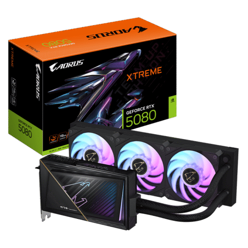 GIGABYTE AORUS GeForce RTX 5080 XTREME WATERFORCE 16G (GV-N5080AORUSX W-16GD) Graphics Card