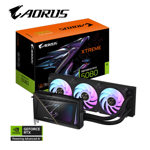 GIGABYTE AORUS GeForce RTX 5080 XTREME WATERFORCE 16G (GV-N5080AORUSX W-16GD) Graphics Card