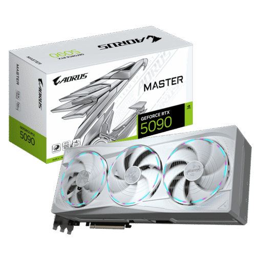 GIGABYTE AORUS GeForce RTX 5090 MASTER ICE 32G (GV-N5090AORUSM ICE-32GD) Graphics Card