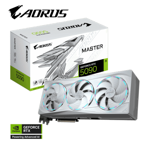 GIGABYTE AORUS GeForce RTX 5090 MASTER ICE 32G (GV-N5090AORUSM ICE-32GD) Graphics Card