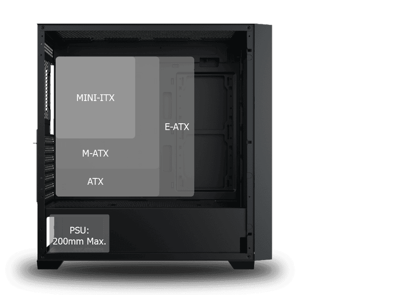 XIGMATEK ANUBIS PRO 4FX (EN40771) Tempered Case - E-ATX, 4x 120m ARGB 44 Anubis Pro OVERVIEW 04