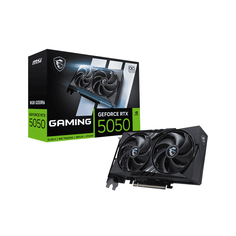 Card Man Hinh MSI GeForce RTX 5050 8G GAMING OC pic 1