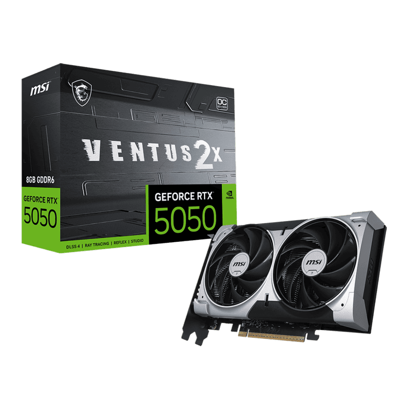 Card Man Hinh MSI GeForce RTX 5050 8G VENTUS 2X OC pic 1