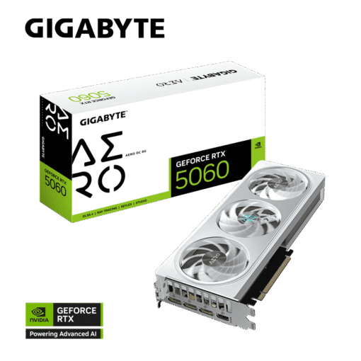 GIGABYTE GeForce RTX 5060 AERO OC 8G (GV-N5060AERO OC-8GD) Graphics Card