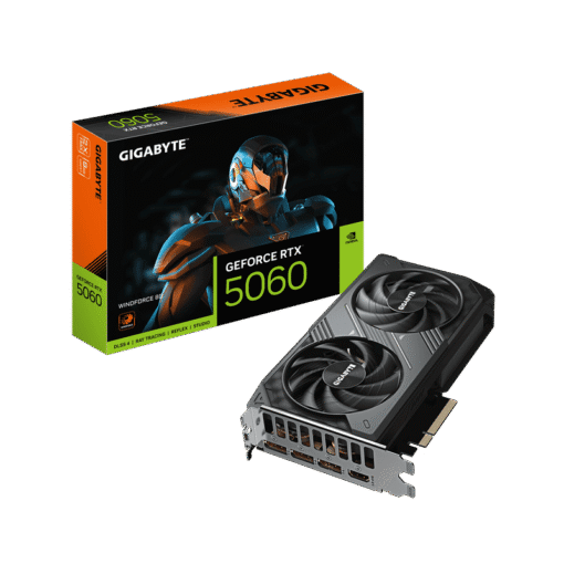 GIGABYTE GeForce RTX 5060 WINDFORCE 8G (GV-N5060WF2-8GD) Graphics Card