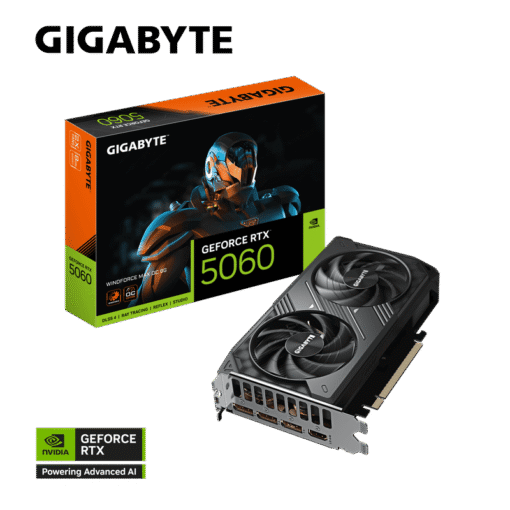 GIGABYTE GeForce RTX 5060 WINDFORCE MAX OC 8G (GV-N5060WF2MAX OC-8GD) Graphics Card
