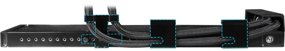 Lian Li Hydroshift II LCD-C 360N Black AIO Liquid CPU Cooler - 2.1 inch IPS 480×480 res LCD Screen 33 HS2 m 13