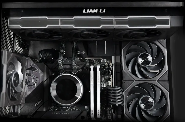 Lian Li Hydroshift II LCD-C 360N Black AIO Liquid CPU Cooler - 2.1 inch IPS 480×480 res LCD Screen 53 HS2 m 33
